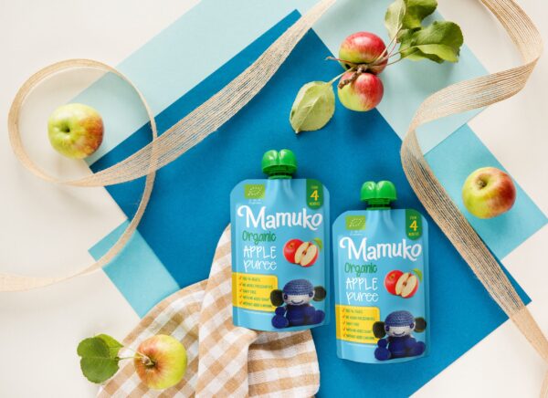 MAMUKO Organic apple puree, 100g, 4+ - Image 2