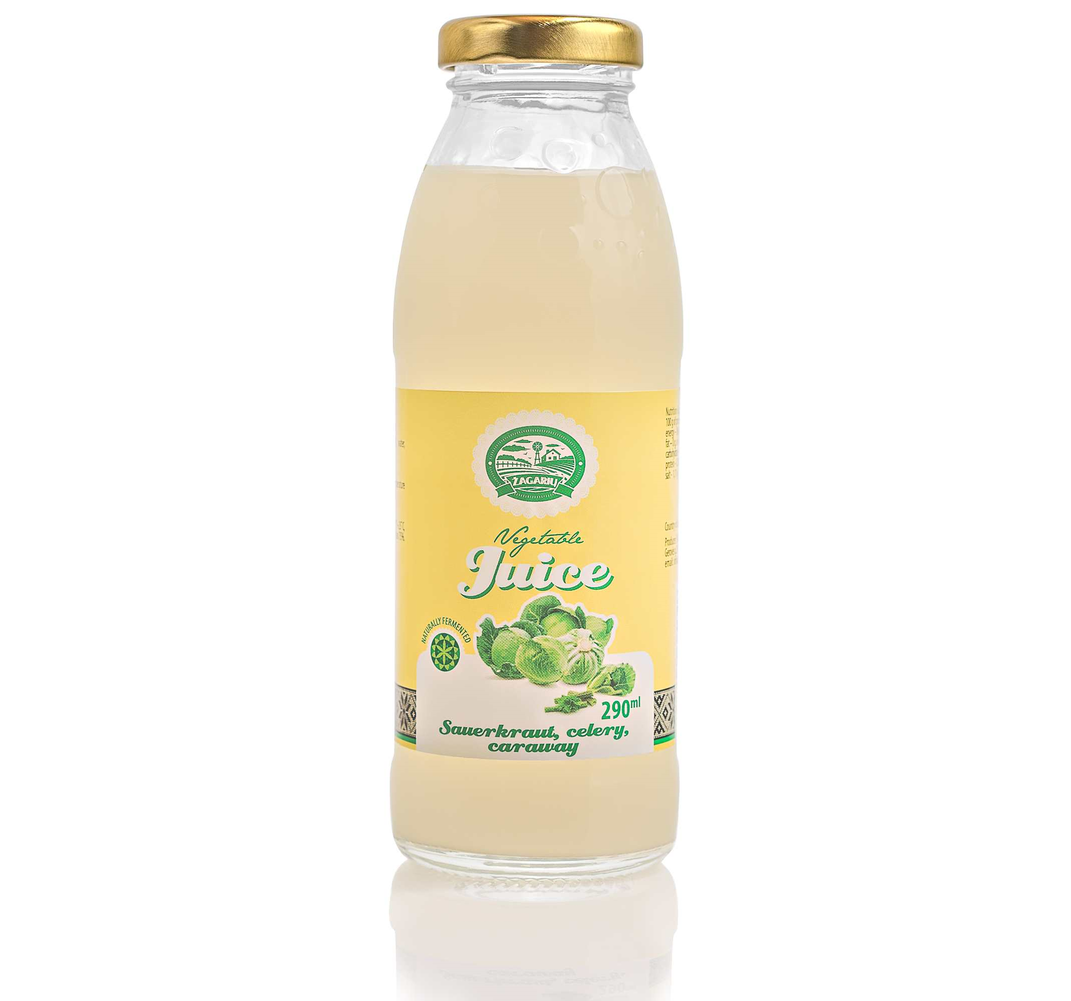 Sauerkraut Juice 290 Ml Glass Natures Pocket