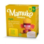 07 MAMUKO porridge. Organic mix of oat, raw buckwheat, barley, spelt and rye groats, 6+ months, 200g., 10 servings.