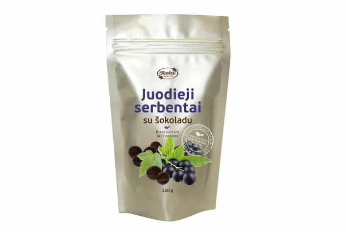 Chocolate covered black currant, 100 g