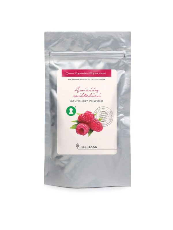 RASPBERRY POWDER, RAW, 50 G. / VEGAN