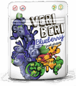 VERI BERI wild blueberry fruit stripes, box of 24 / VEGAN