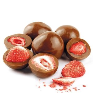 milk chocolate with cashew filling