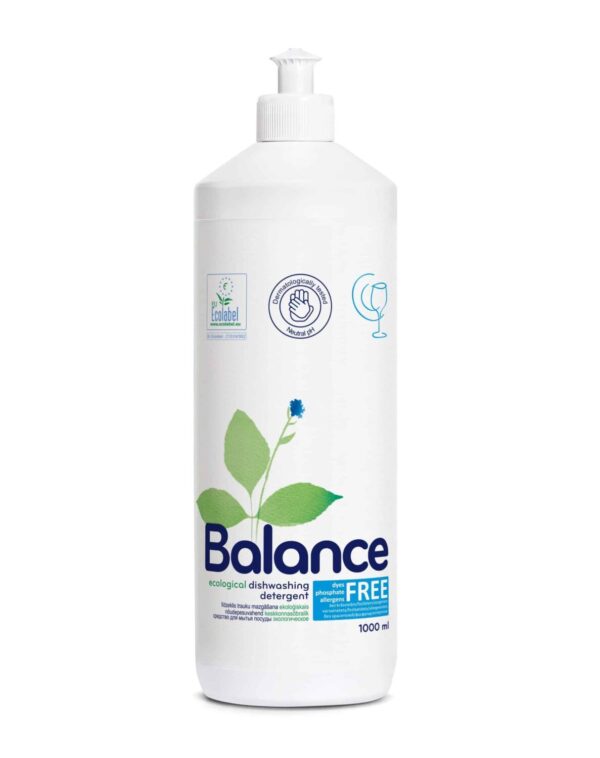 BALANCE Organic dish washing liquid 900ml - Image 1