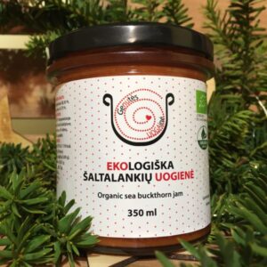 Genutės Uogainė organic sea buckthorn jam 350ml