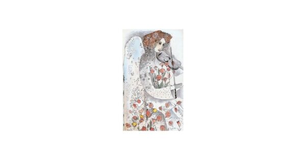 AP22/295 Angel greeting card - Image 1