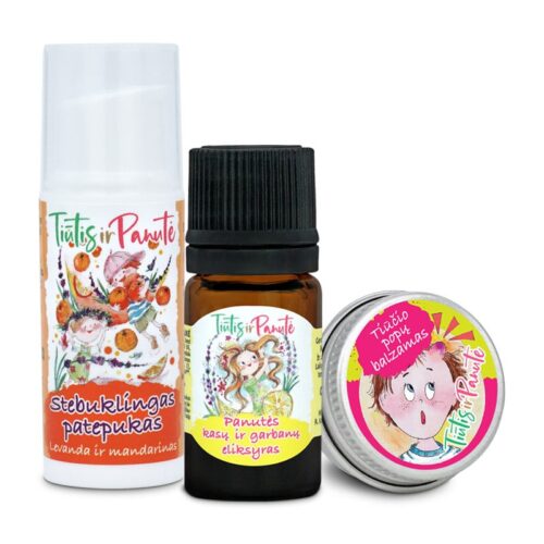 TIŪTIS-IR-PANUTĖ-aromama-sample-set-aromatherapy-skin-hair-care-for-children