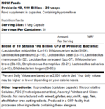 NOW Foods Probiotic-10 25 Billion, 30 vcaps - Image 2