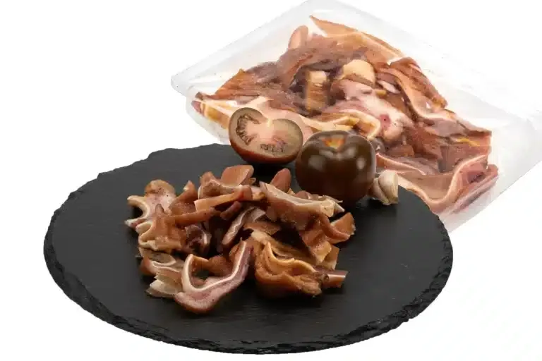 Delikatesas Snack hot smoked pork ears, 180g/ store collection only - Image 1