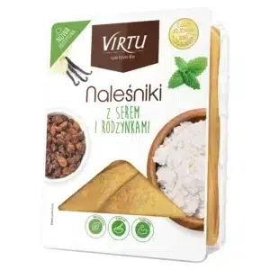 VIRTU pancakes with curd and raisins, 400g / Store collection only