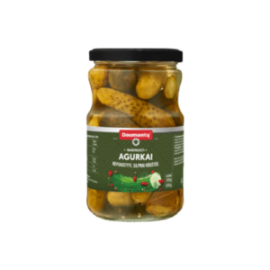DAUMANTŲ pickled gherkins 680g glass