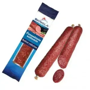 BIOVELA Garlic salami cold smoked, 230g