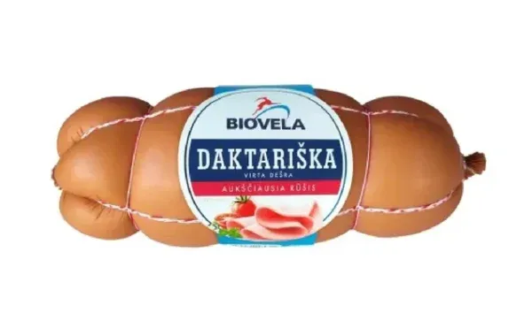 BIOVELA Cooked sausage Daktariska, 600g / store collection only - Image 1