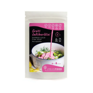 URBANFOOD express cold pink soup powder, 100g / šaltibarščiai / Best before 31.07.2025