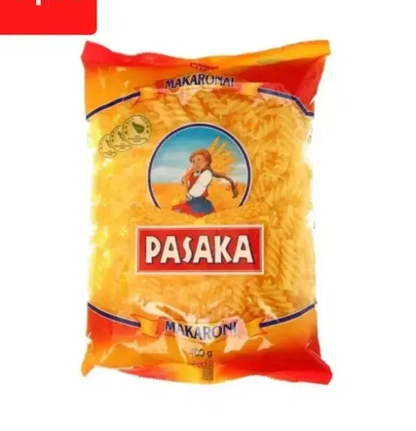PASAKA Macaroni Spiral pasta, 400g - Image 1