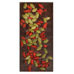 RŪTA Dark Chocolate (50 %) with pumpkin seeds, goji berries and cranberry seeds, 100g - Image 2
