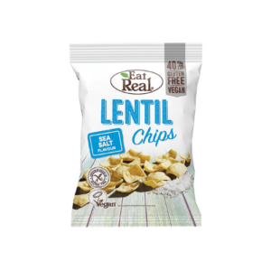EAT REAL Salted Lentil Chips, 40g