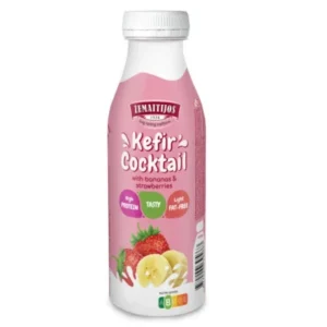 kefir-bananas-and-strawberry-cocktail