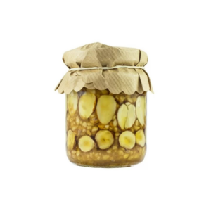 SKONIS IR KVAPAS Honey with nuts ''Riešutainis'', 180g / glass
