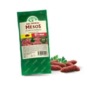 KREKENAVOS dry-cured small snack sausages, 97% meat, 200g