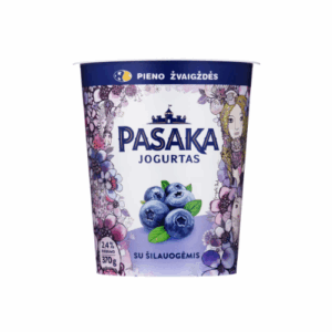 Pasaka Yoghurt With Blueberries 2.5%, 370g / STORE COLLECTION ONLY