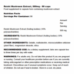 SWANSON Reishi Mushroom Extract 500mg, 90 caps - Image 2