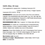 NOW FOODS CoQ10, 30mg - 60 vcaps - Image 2